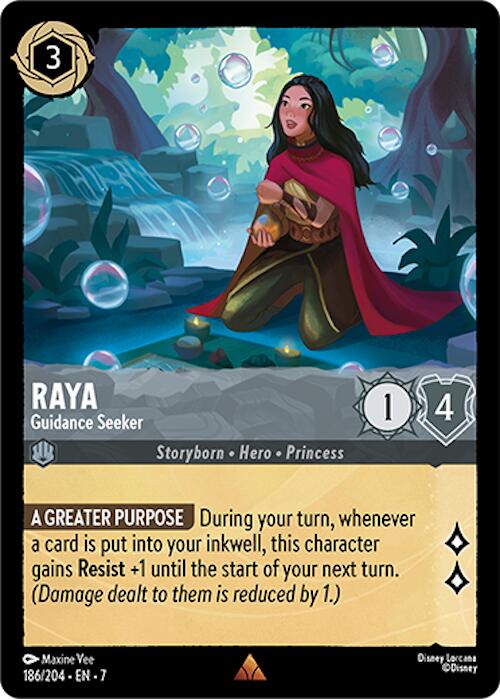 Raya - Guidance Seeker (186/204) [Archazia's Island] - Disney - Card Brawlers | Quebec | Canada |