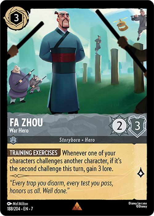 Fa Zhou - War Hero (188/204) [Archazia's Island] - Disney - Card Brawlers | Quebec | Canada |