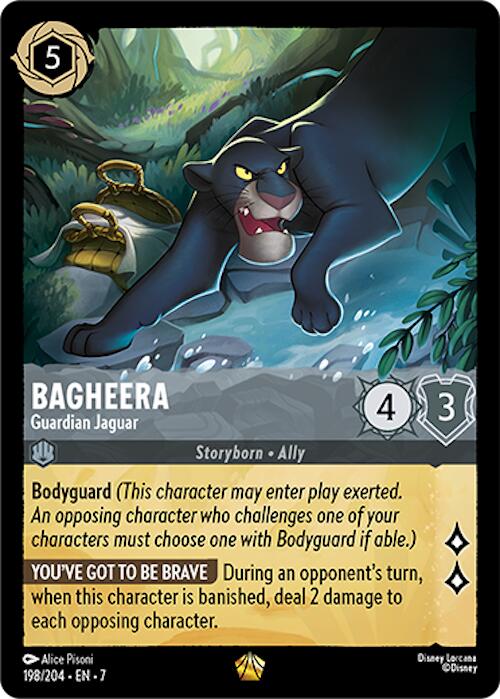 Bagheera - Guardian Jaguar (198/204) [Archazia's Island] - Disney - Card Brawlers | Quebec | Canada |