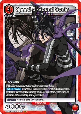 Speed-o'-Sound Sonic (072) (UE06BT/OPM-1-072) - UE06BT One Punch Man Foil - UE06BT: One Punch Man - Card Brawlers | Quebec | Canada |