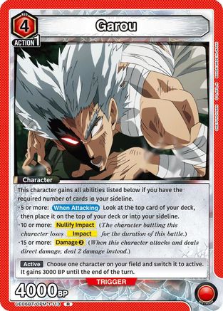Garou (113) (UE06BT/OPM-1-113) - UE06BT One Punch Man Foil - UE06BT: One Punch Man - Card Brawlers | Quebec | Canada |