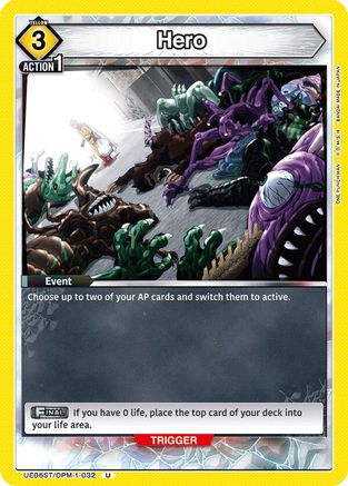 Hero (UE06ST/OPM-1-032) - UE06ST One Punch Man Starter Deck - UE06ST: One Punch Man Starter Deck - Card Brawlers | Quebec | Canada |