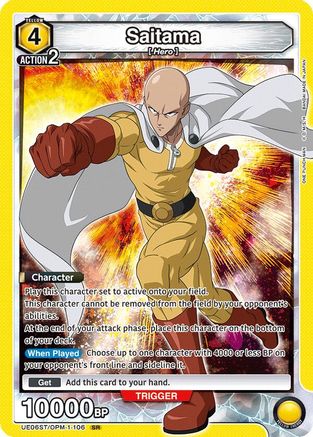 Saitama (106) (UE06ST/OPM-1-106) - UE06ST One Punch Man Starter Deck - UE06ST: One Punch Man Starter Deck - Card Brawlers | Quebec | Canada |