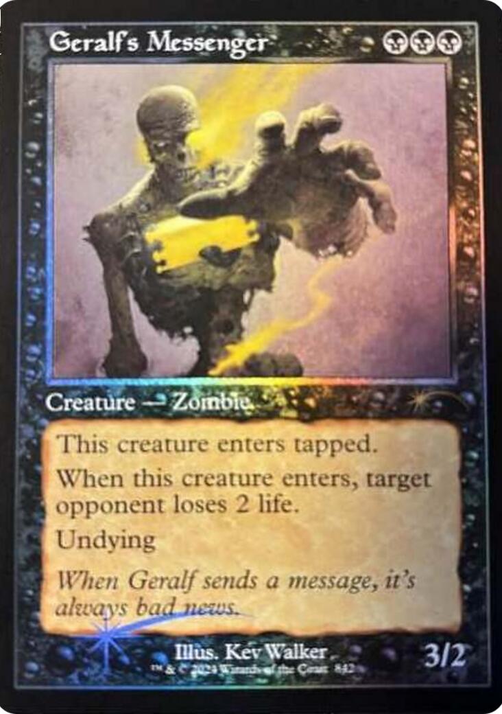 Geralf's Messenger (842) (Retro Frame) [Secret Lair Drop Series] - Magic: The Gathering - Card Brawlers | Quebec | Canada |