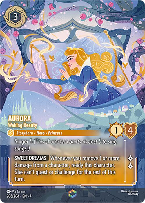 Aurora - Waking Beauty (Enchanted) (205/204) [Archazia's Island] - Disney - Card Brawlers | Quebec | Canada |