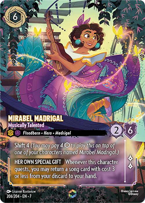 Mirabel Madrigal - Musically Talented (Enchanted) (206/204) [Archazia's Island] - Disney - Card Brawlers | Quebec | Canada |