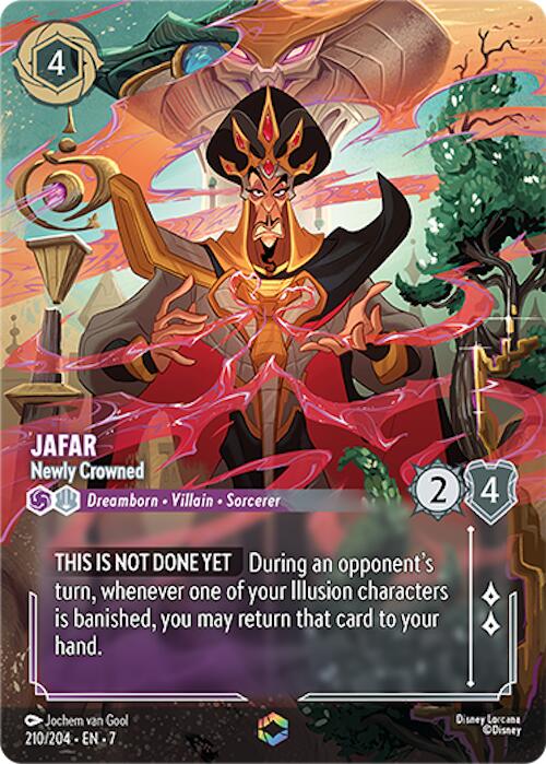 Jafar - Newly Crowned (Enchanted) (210/204) [Archazia's Island] - Disney - Card Brawlers | Quebec | Canada |