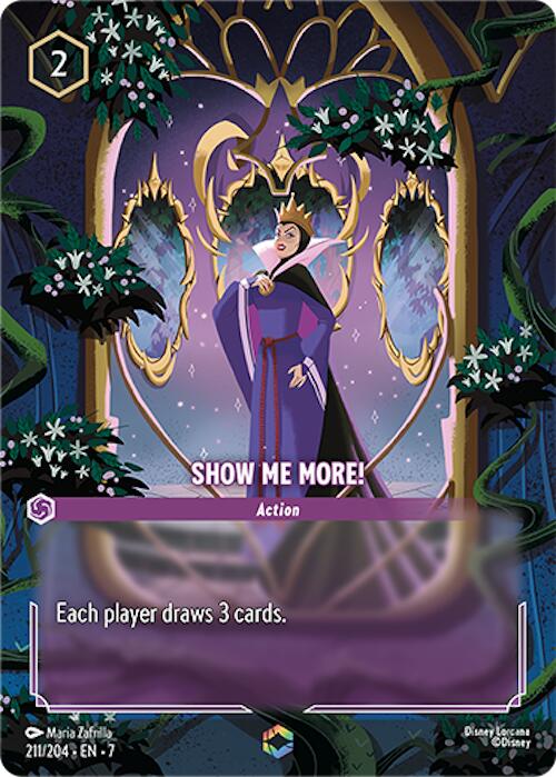 Show Me More! (Enchanted) (211/204) [Archazia's Island] - Disney - Card Brawlers | Quebec | Canada |