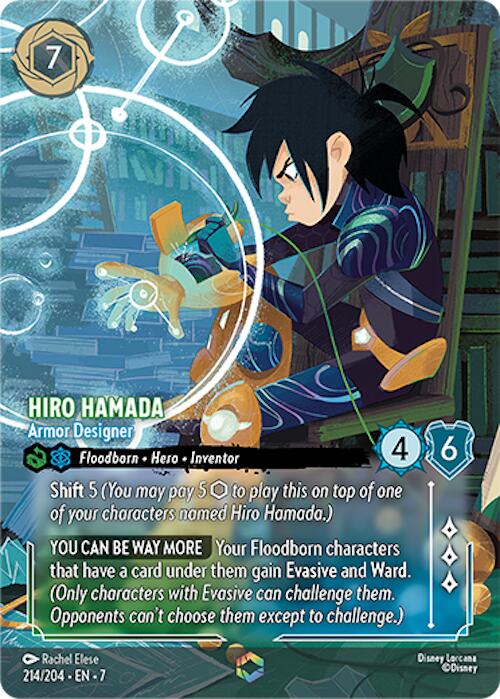 Hiro Hamada - Armor Designer (Enchanted) (214/204) [Archazia's Island] - Disney - Card Brawlers | Quebec | Canada |