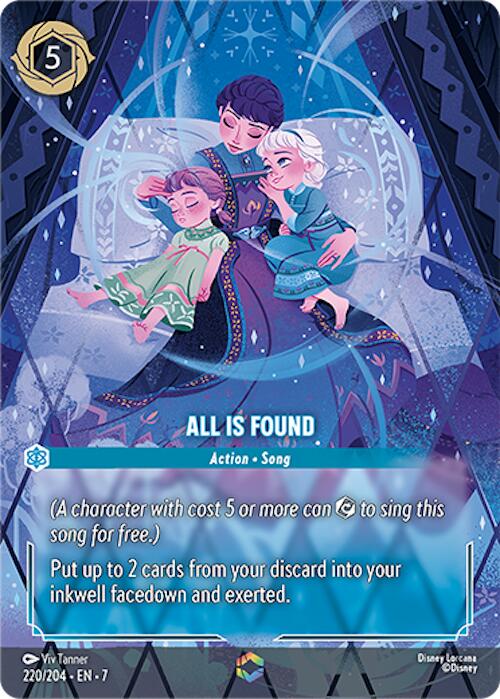 All Is Found (Enchanted) (220/204) [Archazia's Island] - Disney - Card Brawlers | Quebec | Canada |