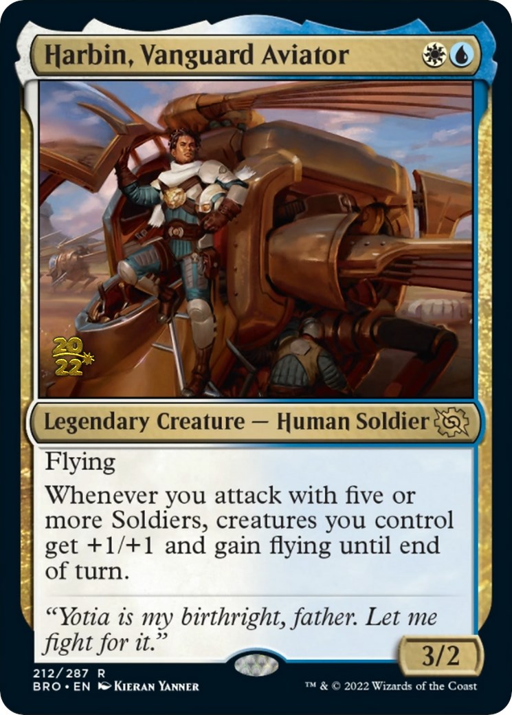 Harbin, Vanguard Aviator [The Brothers' War Prerelease Promos] - Magic: The Gathering - Card Brawlers | Quebec | Canada |
