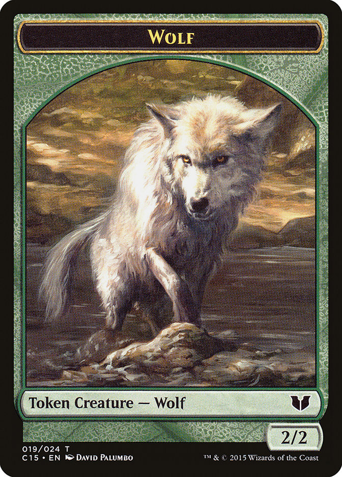 Spider // Wolf Double-Sided Token [Commander 2015 Tokens] - Magic: The Gathering - Card Brawlers | Quebec | Canada |