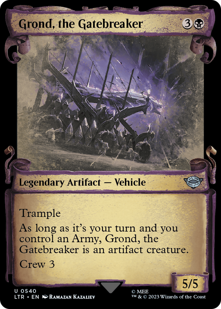 Grond, the Gatebreaker [The Lord of the Rings: Tales of Middle-Earth Showcase Scrolls] - Magic: The Gathering - Card Brawlers | Quebec | Canada |