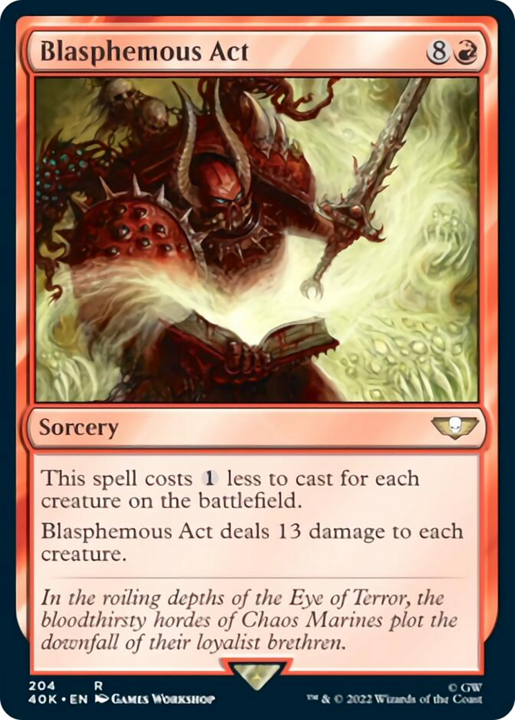 Blasphemous Act [Warhammer 40,000] - Magic: The Gathering - Card Brawlers | Quebec | Canada |