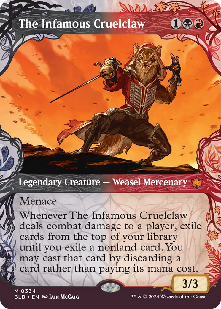 The Infamous Cruelclaw (Showcase) [Bloomburrow] - Magic: The Gathering - Card Brawlers | Quebec | Canada |