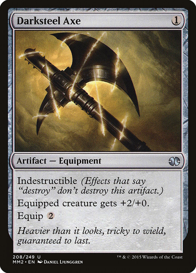 Darksteel Axe [Modern Masters 2015] - Magic: The Gathering - Card Brawlers | Quebec | Canada |