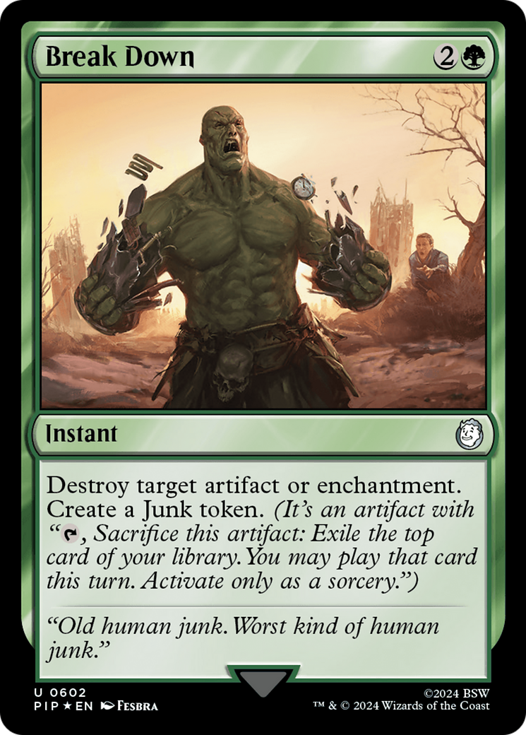 Break Down (Surge Foil) [Fallout] - Magic: The Gathering - Card Brawlers | Quebec | Canada |