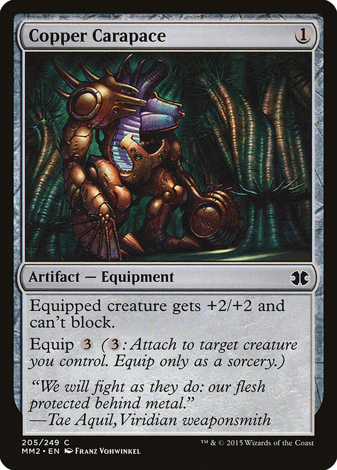 Copper Carapace [Modern Masters 2015] - Magic: The Gathering - Card Brawlers | Quebec | Canada |