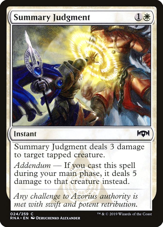 Summary Judgment [Ravnica Allegiance] - Magic: The Gathering - Card Brawlers | Quebec | Canada |