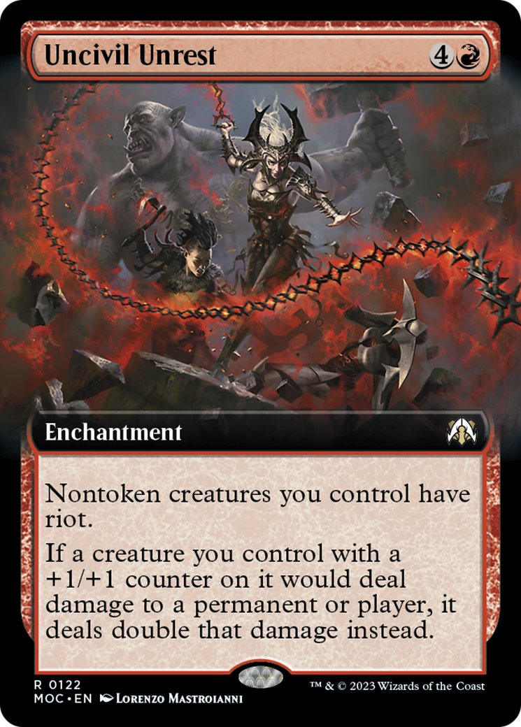 Uncivil Unrest (Extended Art) [March of the Machine Commander] - Magic: The Gathering - Card Brawlers | Quebec | Canada |