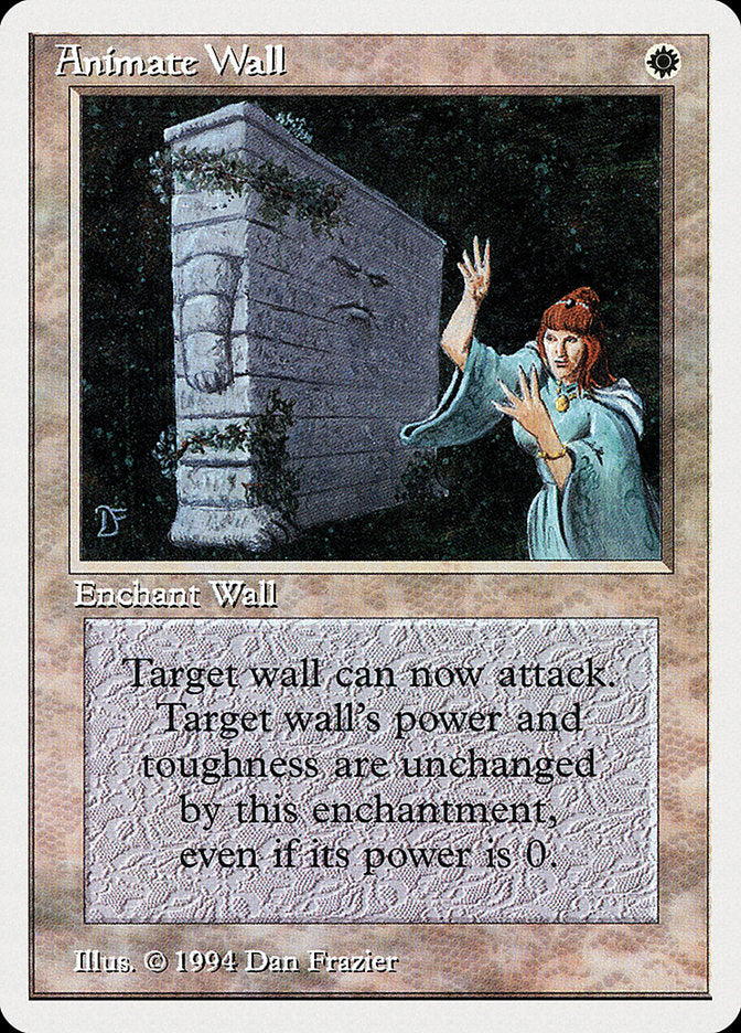 Animate Wall [Summer Magic / Edgar] - Magic: The Gathering - Card Brawlers | Quebec | Canada |