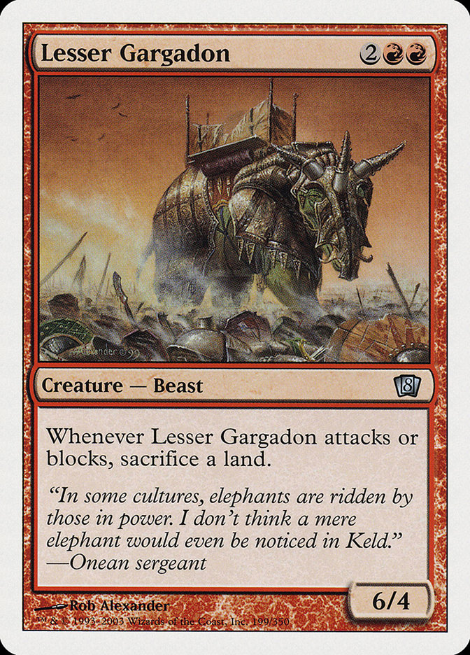 Lesser Gargadon [Eighth Edition] - Magic: The Gathering - Card Brawlers | Quebec | Canada |