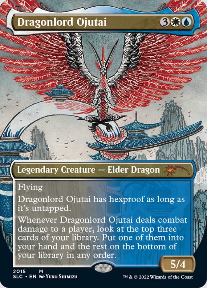 Dragonlord Ojutai (Borderless) [Secret Lair Countdown Kit] - Magic: The Gathering - Card Brawlers | Quebec | Canada |