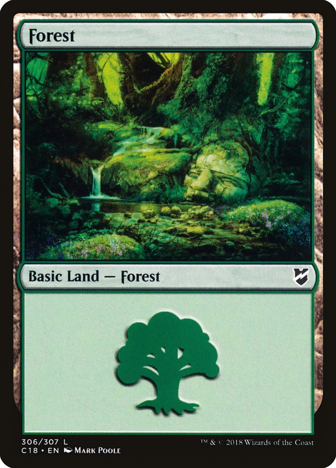Forest (306) [Commander 2018] - Magic: The Gathering - Card Brawlers | Quebec | Canada |