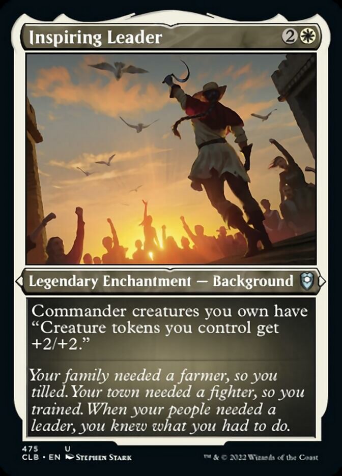 Inspiring Leader (Foil Etched) [Commander Legends: Battle for Baldur's Gate] - Magic: The Gathering - Card Brawlers | Quebec | Canada |
