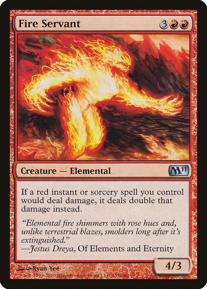 Fire Servant [Magic 2011] - Magic: The Gathering - Card Brawlers | Quebec | Canada |