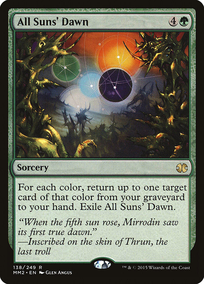 All Suns' Dawn [Modern Masters 2015] - Magic: The Gathering - Card Brawlers | Quebec | Canada |
