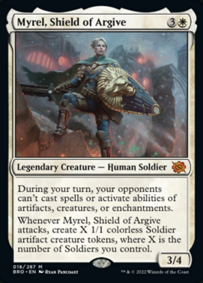 Myrel, Shield of Argive (Promo Pack) [The Brothers' War Promos] - Magic: The Gathering - Card Brawlers | Quebec | Canada |