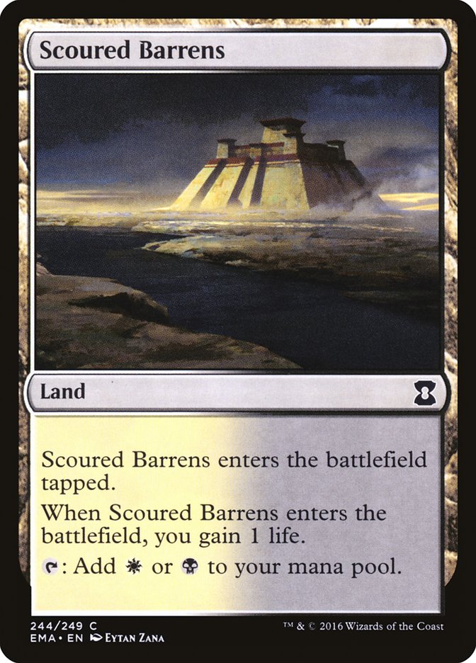 Scoured Barrens [Eternal Masters] - Magic: The Gathering - Card Brawlers | Quebec | Canada |