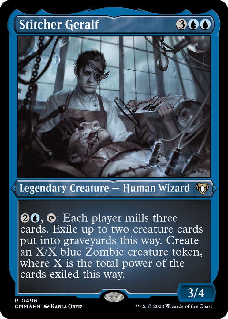 Stitcher Geralf (Foil Etched) [Commander Masters] - Magic: The Gathering - Card Brawlers | Quebec | Canada |