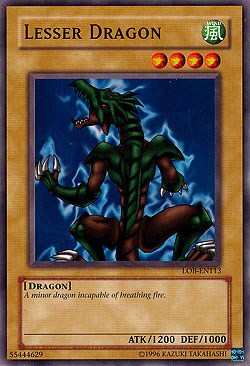 Lesser Dragon [LOB-EN113] Common - Yu-Gi-Oh! - Card Brawlers | Quebec | Canada |