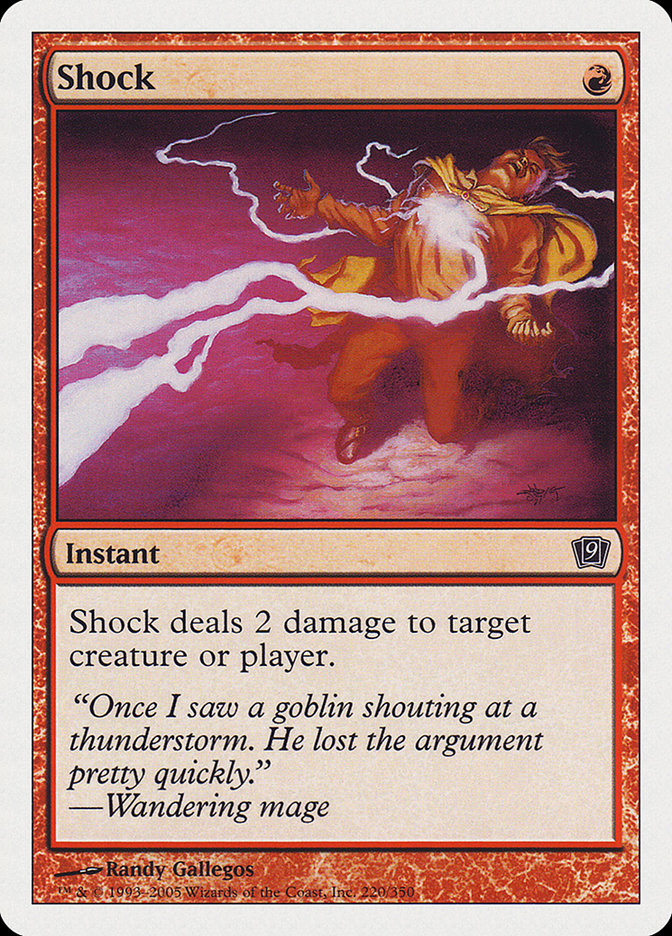 Shock [Ninth Edition] - Magic: The Gathering - Card Brawlers | Quebec | Canada |