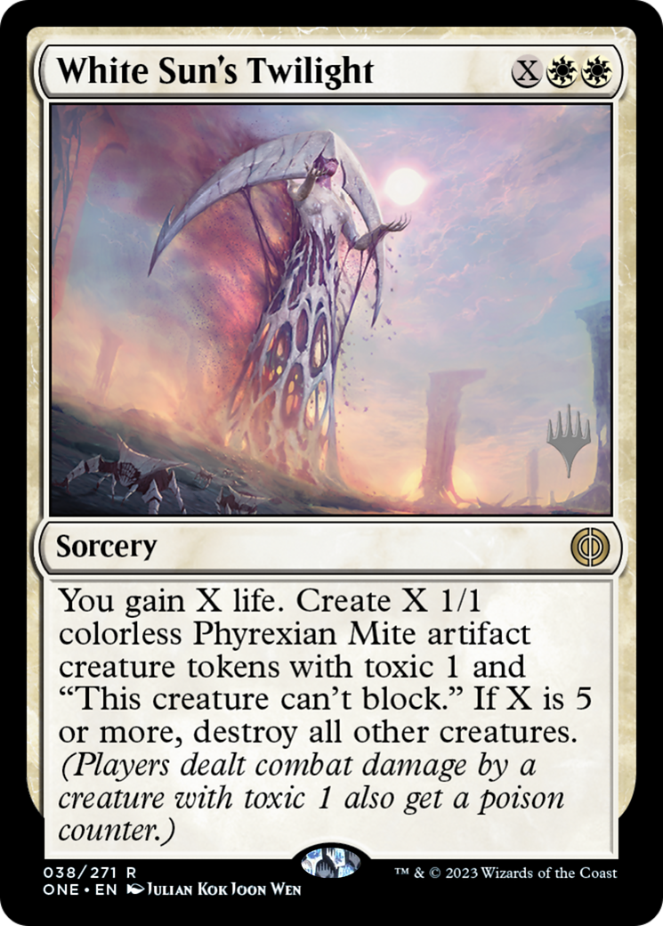 White Sun's Twilight (Promo Pack) [Phyrexia: All Will Be One Promos] - Magic: The Gathering - Card Brawlers | Quebec | Canada |