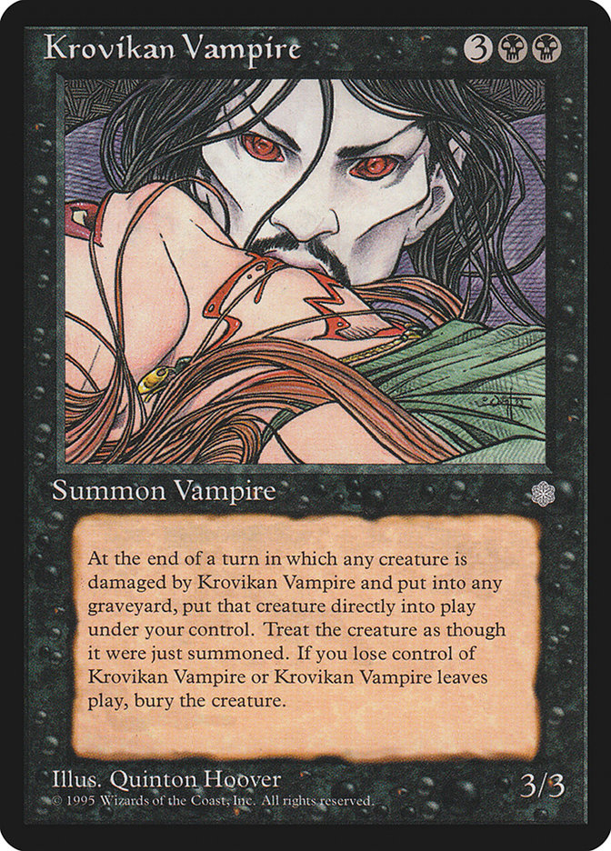 Krovikan Vampire [Ice Age] - Magic: The Gathering - Card Brawlers | Quebec | Canada |