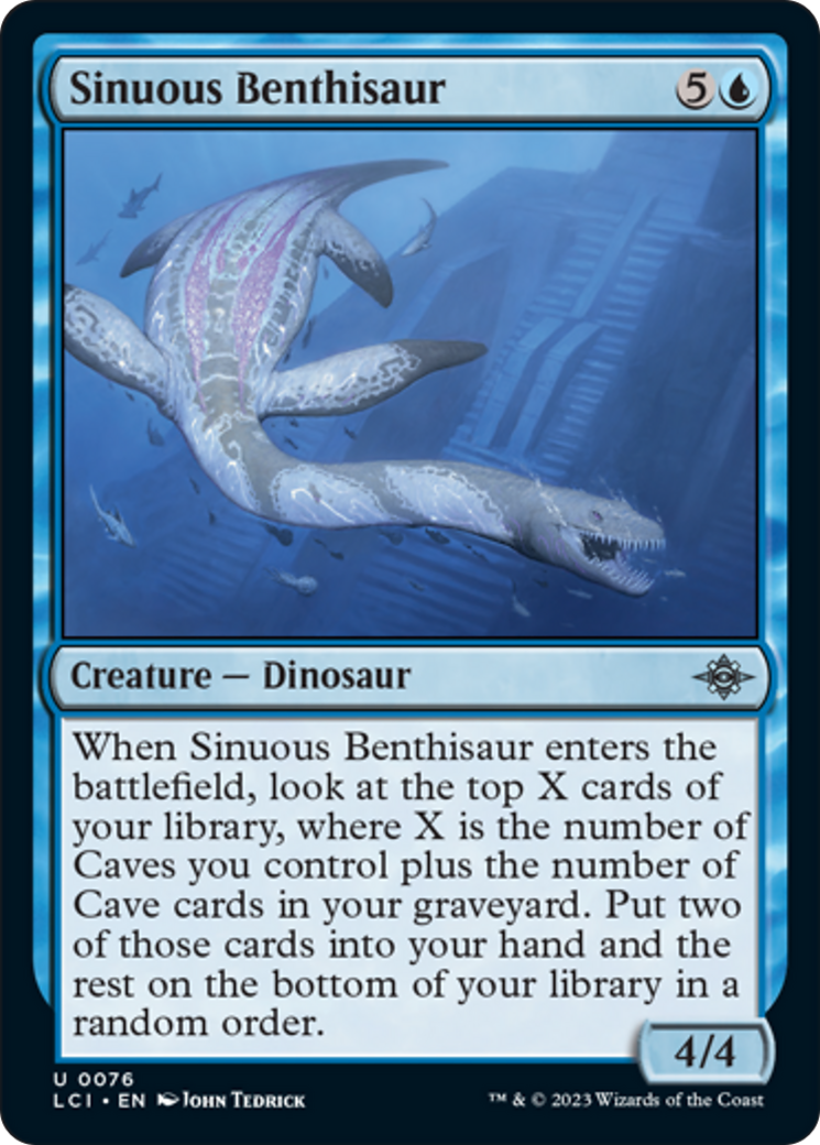 Sinuous Benthisaur [The Lost Caverns of Ixalan] - Magic: The Gathering - Card Brawlers | Quebec | Canada |