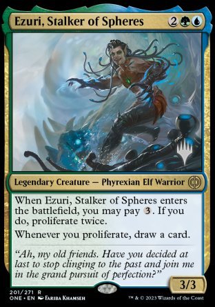 Ezuri, Stalker of Spheres (Promo Pack) [Phyrexia: All Will Be One Promos] - Magic: The Gathering - Card Brawlers | Quebec | Canada |