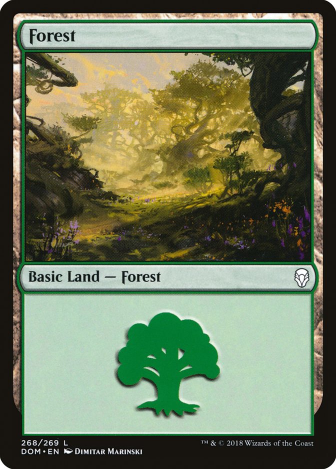 Forest (268) [Dominaria] - Magic: The Gathering - Card Brawlers | Quebec | Canada |