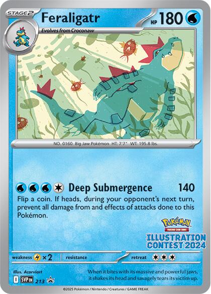 Feraligatr (213) [Scarlet & Violet: Black Star Promos] - Pokémon - Card Brawlers | Quebec | Canada |