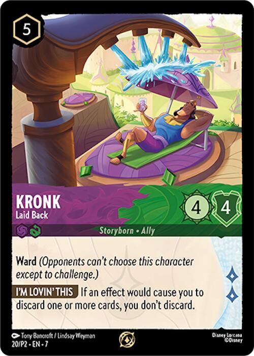 Kronk - Laid Back (20) [Promo Cards] - Disney - Card Brawlers | Quebec | Canada |