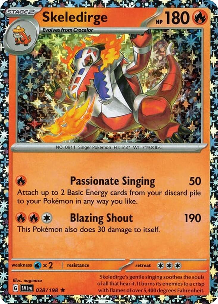 Skeledirge (038/198) (Sparkle Holo) [Miscellaneous Cards] - Pokémon - Card Brawlers | Quebec | Canada |