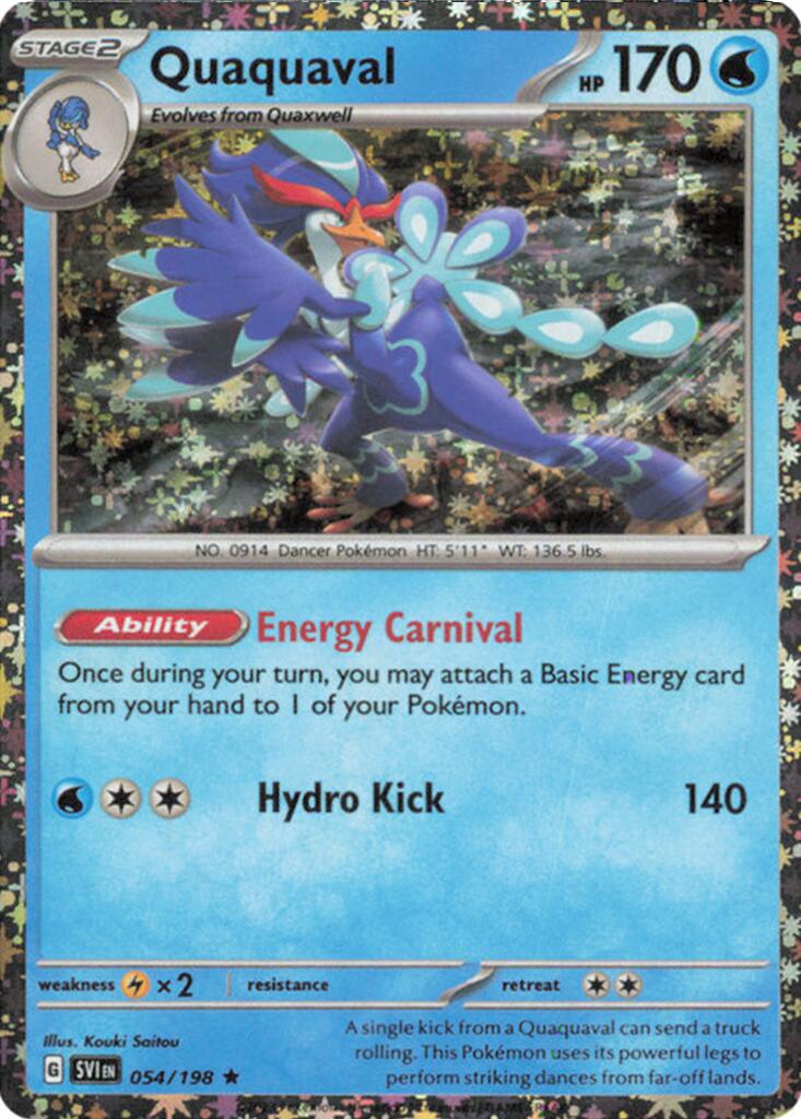 Quaquaval (054/198) (Sparkle Holo) [Miscellaneous Cards] - Pokémon - Card Brawlers | Quebec | Canada |
