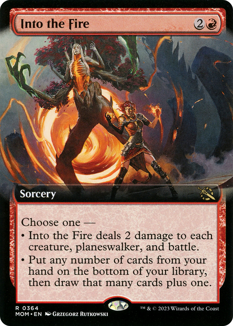Into the Fire (Extended Art) [March of the Machine] - Magic: The Gathering - Card Brawlers | Quebec | Canada |
