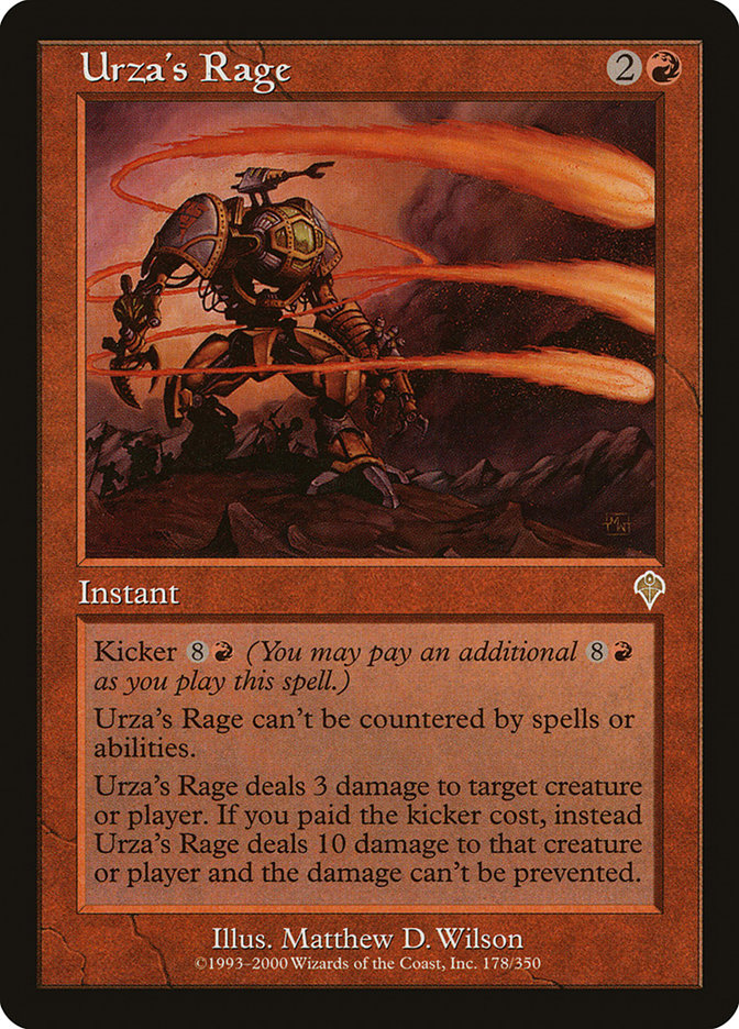 Urza's Rage [Invasion] - Magic: The Gathering - Card Brawlers | Quebec | Canada |