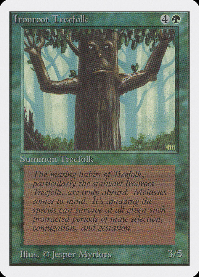 Ironroot Treefolk [Unlimited Edition] - Magic: The Gathering - Card Brawlers | Quebec | Canada |