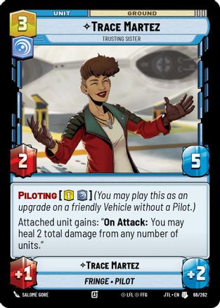 Trace Martez - Trusting Sister (066/262) (066/262) [Jump to Lightspeed] - Fantasy Flight Games - Card Brawlers | Quebec | Canada |