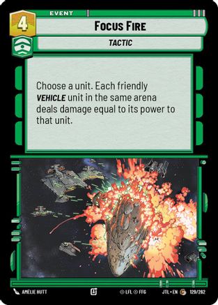 Focus Fire (129/262) (129/262) [Jump to Lightspeed] - Fantasy Flight Games - Card Brawlers | Quebec | Canada |